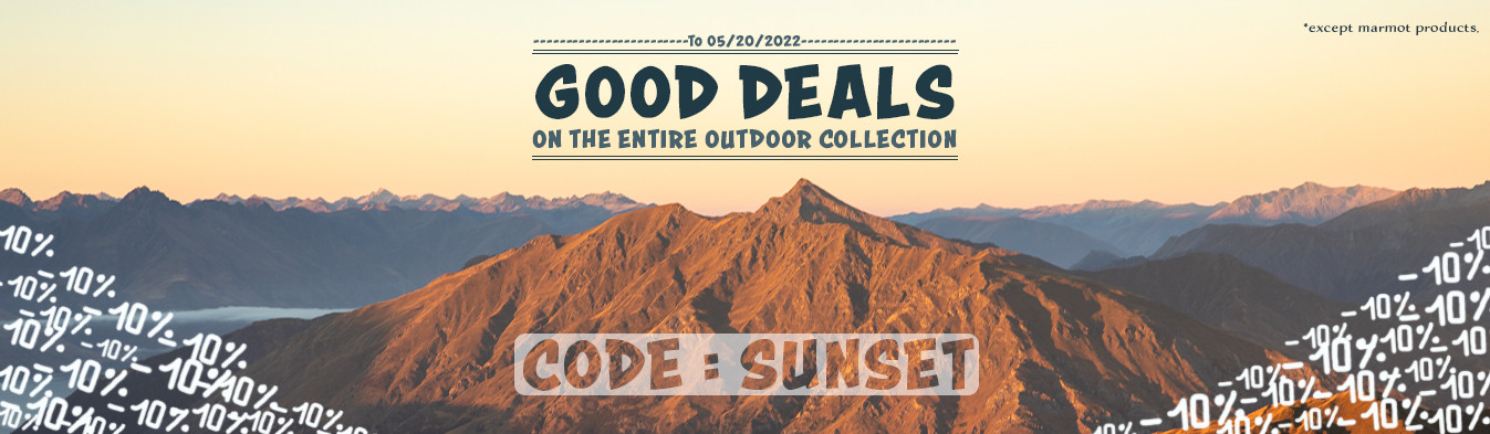 Offers on the outdoor collection excluding marmot products